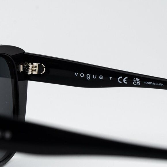 SALE! Vogue Women Sunglasses Black Dark Grey Cat Eye VO5457S W44/87 BRAND NEW main image 4